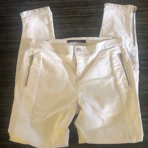 JBrand Off White Jeans with detailing